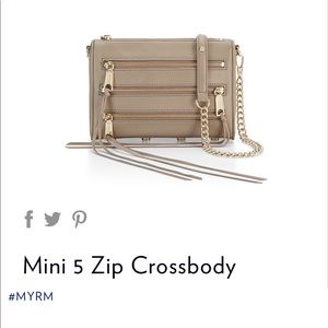 Rebecca Minkoff Mini 5 Zip Crossbody Bag